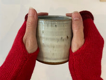 Load image into Gallery viewer, Red Alpaca Fingerless Gloves