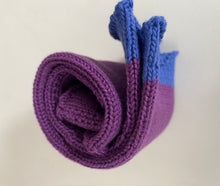 Load image into Gallery viewer, Purple Cotton Fingerless Gloves