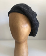 Load image into Gallery viewer, Charcoal Grey Scottish-style Highlander Tam in Pure Alpaca