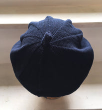 Load image into Gallery viewer, Navy Cotton French Style Beret