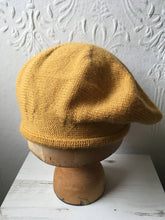 Load image into Gallery viewer, Mustard Yellow Alpaca tam Style Beret
