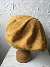 Load image into Gallery viewer, Mustard Yellow Alpaca tam Style Beret