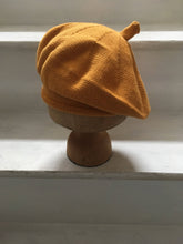 Load image into Gallery viewer, Mustard Cotton French Style Beret