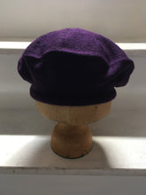 Load image into Gallery viewer, Purple Alpaca Knitted Tam Style Beret