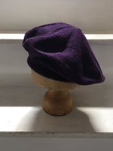 Load image into Gallery viewer, Purple Alpaca Knitted Tam Style Beret