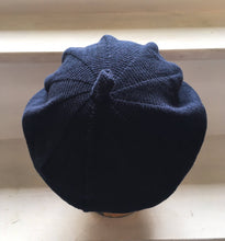 Load image into Gallery viewer, Navy Cotton French Style Beret