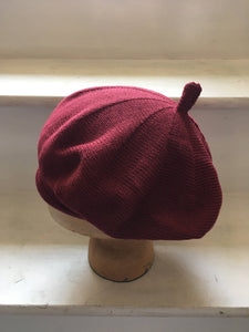 Maroon Cotton French Style Beret