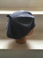 Load image into Gallery viewer, Lord and Taft Airforce Blue Grey Cotton Knitted French Style Beret