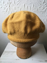 Load image into Gallery viewer, Mustard Yellow Alpaca tam Style Beret