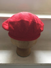 Load image into Gallery viewer, Red Alpaca Knitted Tam Style Beret