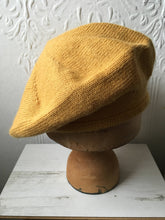 Load image into Gallery viewer, Lord and Taft Mustard Alpaca Knitted Scottish Tam Style Beret