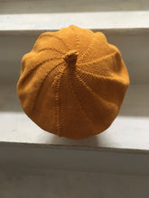 Load image into Gallery viewer, Mustard Cotton French Style Beret