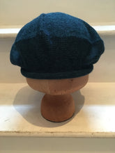 Load image into Gallery viewer, Teal Blue Alpaca Tam Style Beret