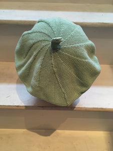 Mint Green Cotton French Style Beret