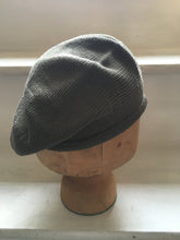 Load image into Gallery viewer, Khaki Olive Cotton Tam Style Beret