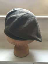 Load image into Gallery viewer, Khaki Olive Cotton Tam Style Beret