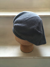 Load image into Gallery viewer, Blue-Grey Knitted Cotton Simple Unisex Tam